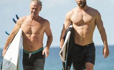 Um, so Chris and Liam Hemsworth's dad is actually super hot