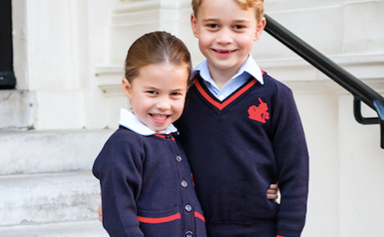 NEW: Duchess Catherine and Prince William just dropped a gorgeous new picture of George and Charlotte heading to school