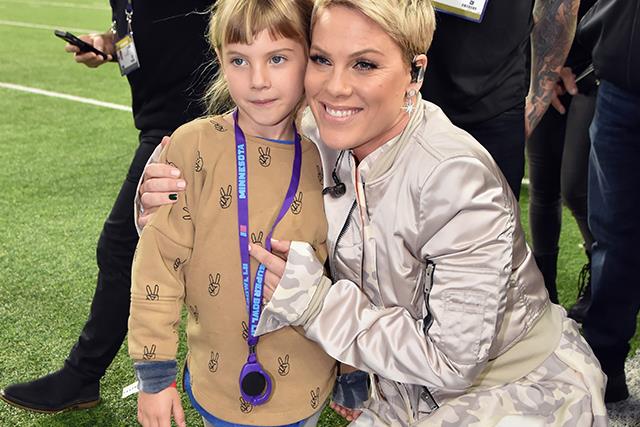 Pink's daughter Willow has a new punk rocker haircut and her parents couldn't be happier