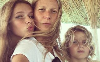 Gwyneth Paltrow's gorgeous kids Apple and Moses look just like her!