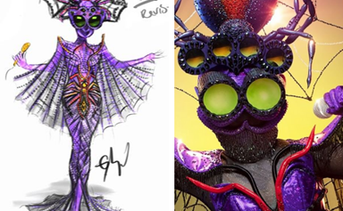 EXCLUSIVE SKETCHES: The Masked Singer costumes were designed BEFORE the show was cast