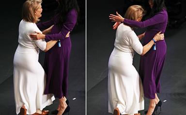 Resurfaced video shows Duchess Meghan refusing a curtsy and giving a hug instead