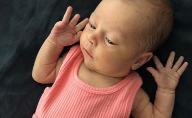 Jennifer Hawkins' adorable new photos of her newborn baby daughter