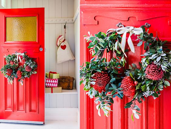 How to make a fresh flower wreath this Christmas