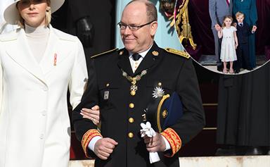 Prince Albert and Princess Charlene of Monaco share new official royal portrait