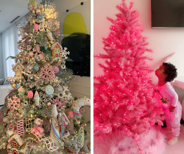 From traditional to lavishly OTT: A look at all your favourite celebrities’ Christmas trees