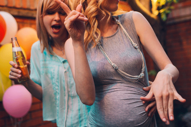 Yes, you can be pregnant and still enjoy the Christmas party season