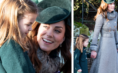 Kate managed to subtly twin with Princess Charlotte on Christmas Day without anyone noticing