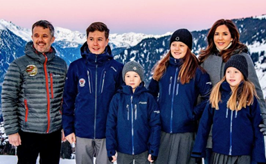 Gorgeous new pictures of Crown Princess Mary and her kids emerge as they officially move to Switzerland