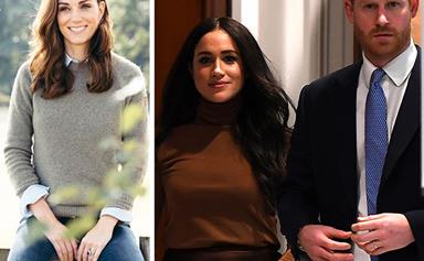 Palace drops unseen picture of Kate Middleton in the aftermath of Harry and Meghan's shock announcement