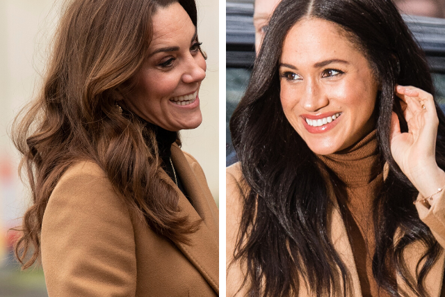Eight affordable dupes of the chic camel coat Kate Middleton and Meghan Markle adore