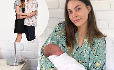 Bride and Prejudice's Milly Johnson welcomes a baby boy barely a month after partner Micah Downey's tragic death