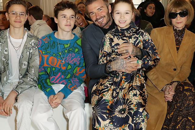 Harper Seven just wore her first Victoria Beckham couture dress- and she looks just like her mum