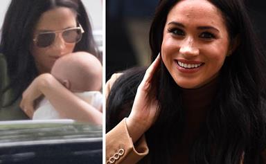 Meghan Markle leaves baby Archie in Canada as she arrives in the UK for final engagements
