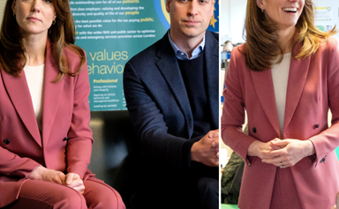 In a royal first, Kate Middleton's heavenly (and affordable) Marks & Spencer suit hasn't sold out online