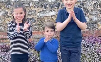 A rare video of Prince George, Princess Charlotte and Prince Louis clapping for nurses and doctors amid COVID-19 is the purest thing you'll see today
