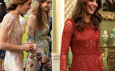 Duchess Catherine has an entire closet full of sparkly dresses that no one has ever seen