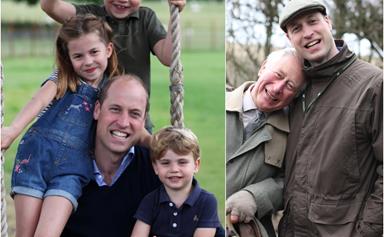 Duchess Catherine's snaps of Prince William sharing gorgeous, candid moments with the kids and his dad, Prince Charles are revealed