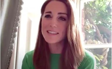Duchess Catherine's green outfit in her latest video call had fans stumped... until they realised where they'd seen it before