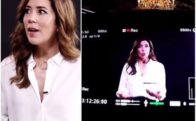 Crown Princess Mary is mesmerising as she films a special movie in Danish
