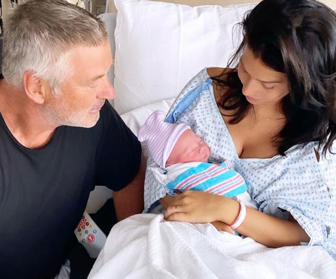 "He is perfect!" Alec and Hilaria Baldwin welcome their fifth child together after miscarriage heartache