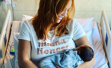 FIRST PHOTO: Jules Robinson just shared the sweetest snap of her newborn son Oliver