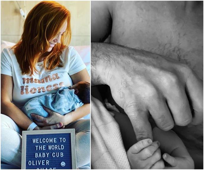 "Hold on tight little one, this thing called life is an amazing ride": See all the cutest pics of Jules & Cam's new baby son