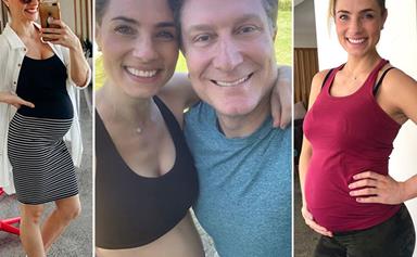 Rock-a-bye your baby bump! The best photos from Lauren Hannaford's pregnancy