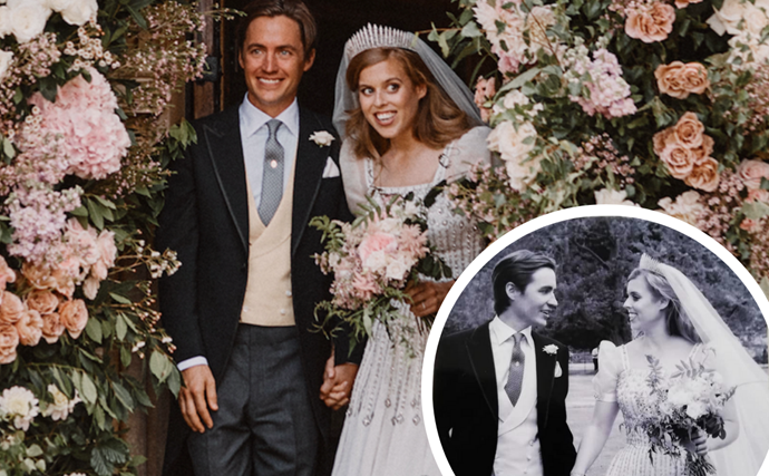A stunning never-before-seen photo of Princess Beatrice and Edoardo Mapelli Mozzi's wedding has been shared in a surprising reveal