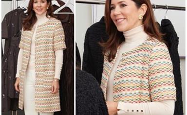 Crown Princess Mary exudes peak, royal style... as she presents the ultimate award for fashion