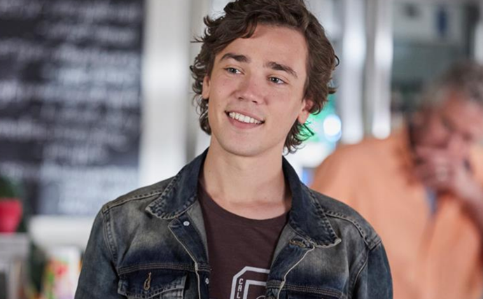 Home And Away newcomer Sam Barrett has been spotted on set and we spy a love story with one of our favourites