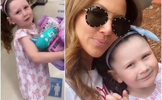 Kyly Clarke documents her daughter's fifth birthday shopping spree, and it's a sight to behold