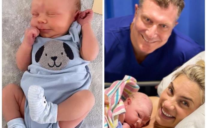 The Wiggles' Simon Pryce shares an adorable new picture of his one week old son, Asher