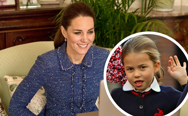 An adorable new video shows Princess Charlotte taking after mum Kate Middleton with a sweet twin moment