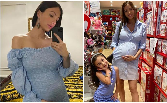 Heavily pregnant Maria DiGeronimo of Yummy Mummies seeks advice from her followers as she approaches her due date