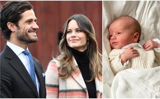 Prince Carl Philip follows in Duchess Catherine's footsteps as he and Princess Sofia of Sweden release the first photo of their newborn baby son
