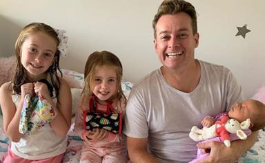 He's the busiest man in showbiz, but Grant Denyer's favourite role is Dad: See his adorable family album