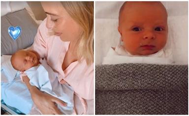 Sylvia Jeffreys and Peter Stefanovic share more gorgeous pics of their newborn son - and yes, he's ridiculously cute