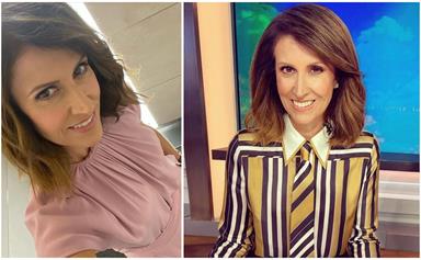 Good morning to you and to Natalie Barr's perfect pink pantsuit: The new Sunrise host is nailing newsreader fashion