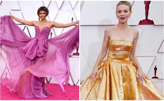 Happy Monday to you and to Carey Mulligan's 2021 Oscars dress: This year's red carpet is fulfilling every single one of our awards season fantasies