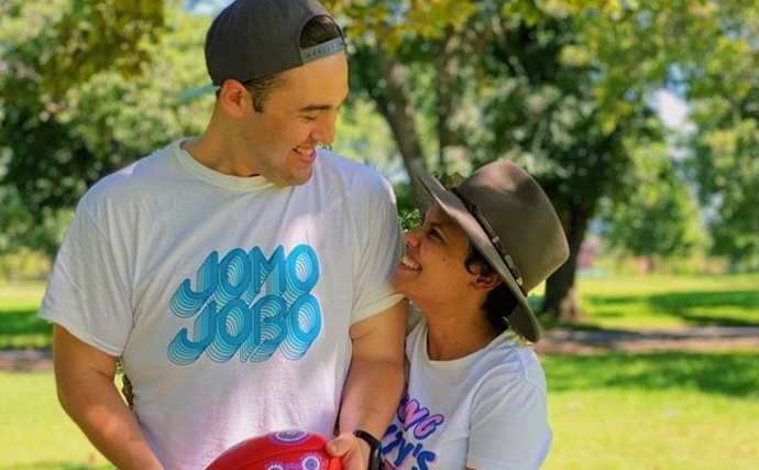 Miranda Tapsell just announced she's pregnant with husband James Colley in the sweetest way