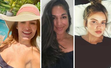 All natural Summer Babes! The beauties of Home and Away look effervescent in their makeup-free glory