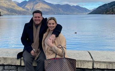 Jasmine and Karl Stefanovic shared a beautiful, quiet moment with their daughter just before Sydney's lockdown began