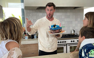 Chris Hemsworth birthday cake