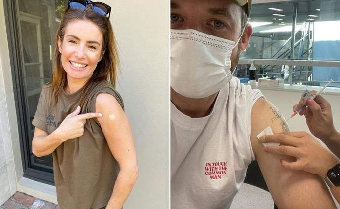 The Australian celebrities that are doing their part for the community by getting the COVID vaccine