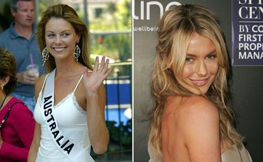 IN PICTURES: From a fresh-faced beauty queen to a glowing mumma, take a look back at Jennifer Hawkins' beauty transformation