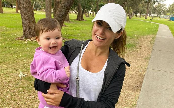Ada Nicodemou finally reunites with her beloved goddaughter after difficult months apart