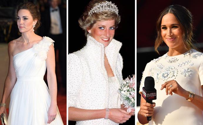 Glittering gifts: Every time Duchess Catherine and Duchess Meghan have worn Princess Diana's jewellery