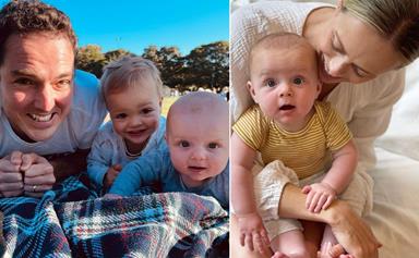 The lucky four! Sylvia Jeffreys and Peter Stefanovic's cutest family photos with their adorable sons Henry and Oscar