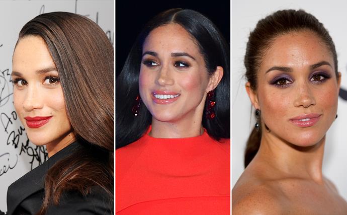 Duchess Meghan's best makeup looks through the years: From dark liner, to bold lips and her signature glowy skin
